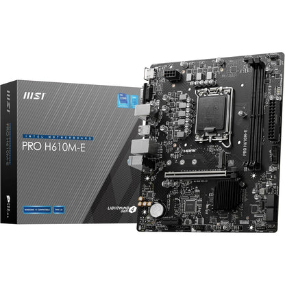 Msi MB PRO H610m-e Ddr4, Supp. IntelCore 14/13/12t – Komponentë PC, pamja 4