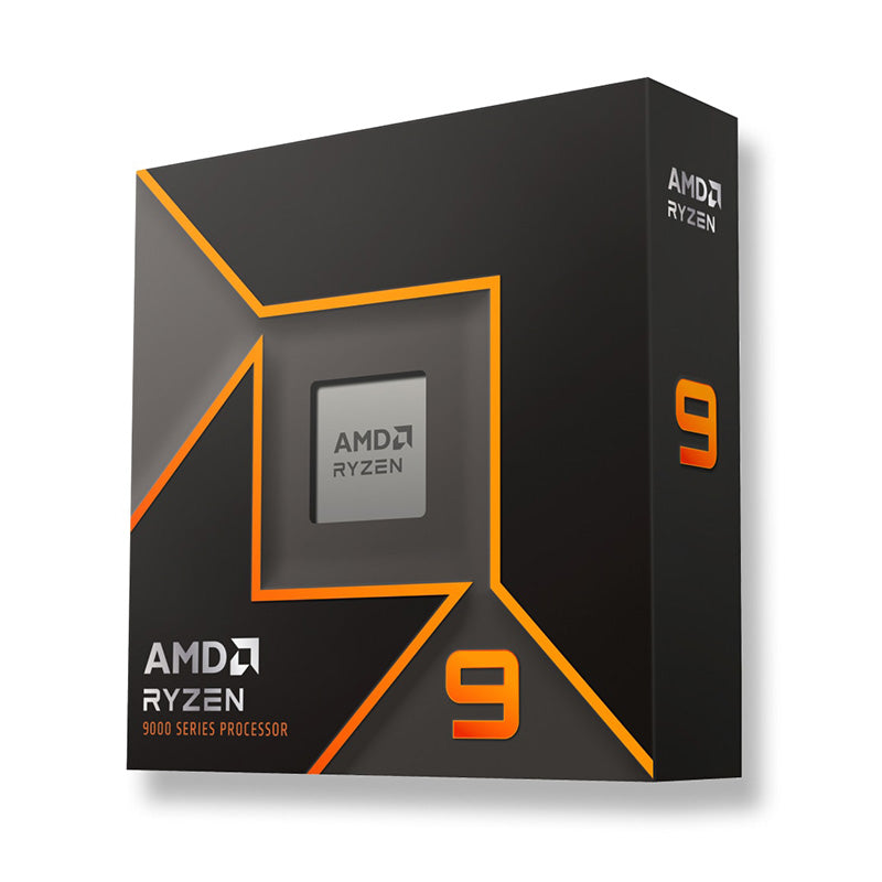 Procesor AMD Ryzen 9 9900X në kuti, pamja 2