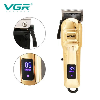 VGR V-268 Makine e madhe profesionale me ekran LCD, 200 minuta autonomi dhe 4 krehëra