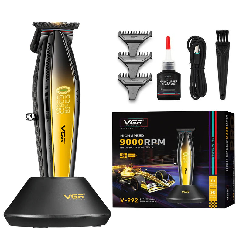 VGR V-992 Professional Hair Trimmer for Men – Makinë Qethjeje