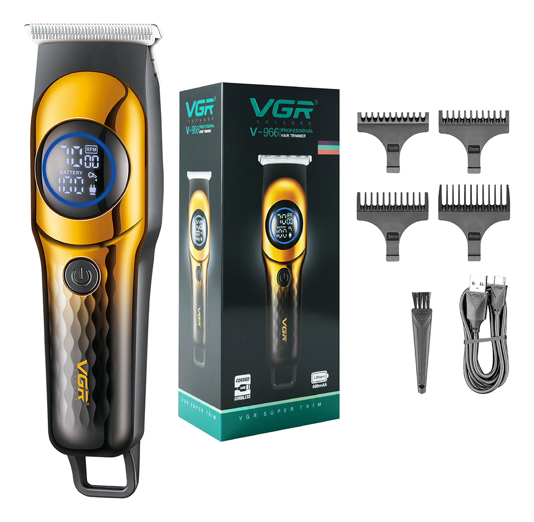 Vgr V-966 Makine e vogel Zero me Karikim USB C – Makinë Qethjeje