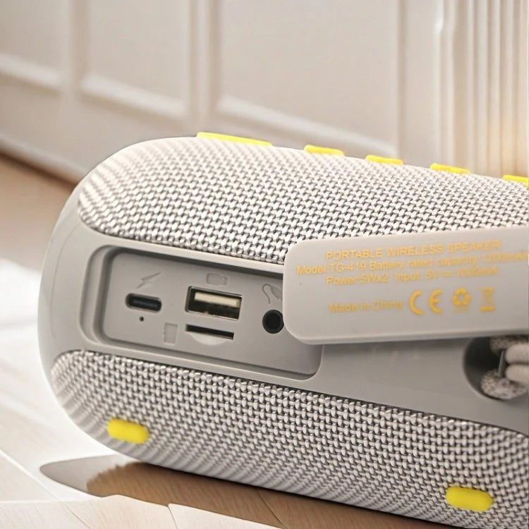 T&G TG-419 Altoparlant Portativ Wireless me Bluetooth, Tingull të Pastër dhe Bateri me Autonomi të Gjatë