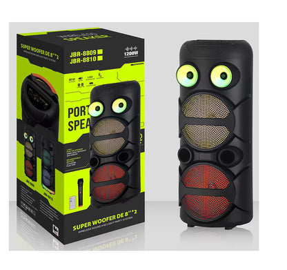 JBR-8809 Portable Bluetooth Speaker me Efekte LED
