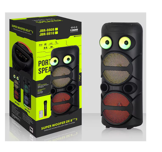 JBR-8809 Portable Bluetooth Speaker me Efekte LED