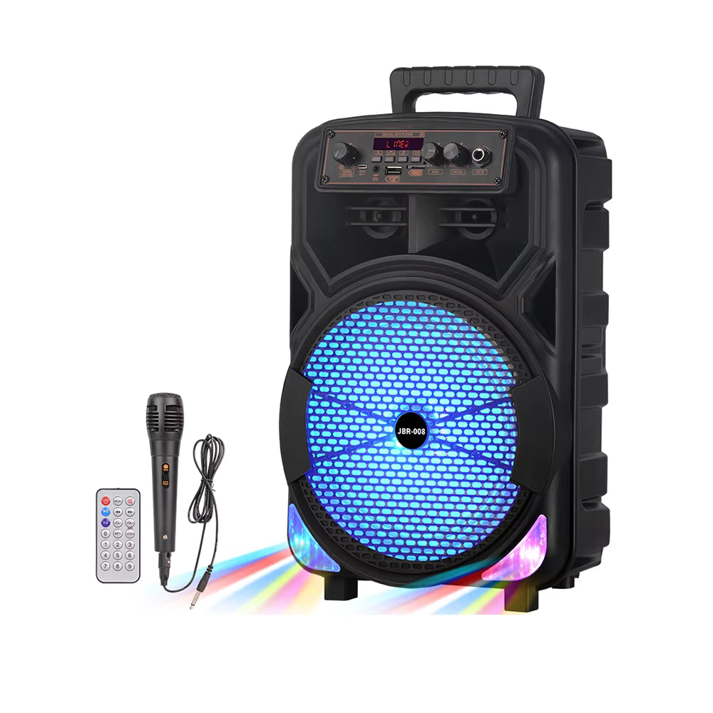 JBR-008 Trolley Bluetooth Speaker me Mikrofon me Kabllo – Zmadhues Zëri Bluetooth