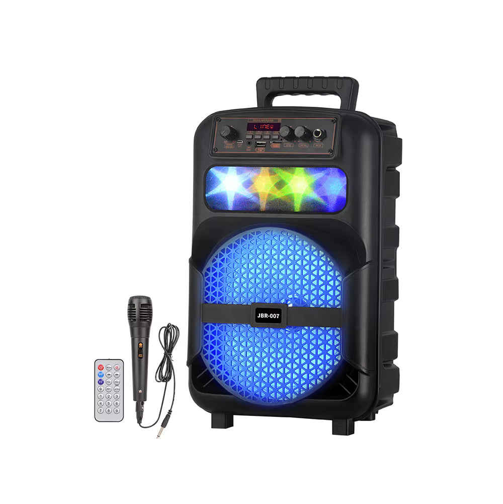 JBR-007 Trolley Bluetooth Speaker me Mikrofon me Kabllo – Zmadhues Zëri Bluetooth