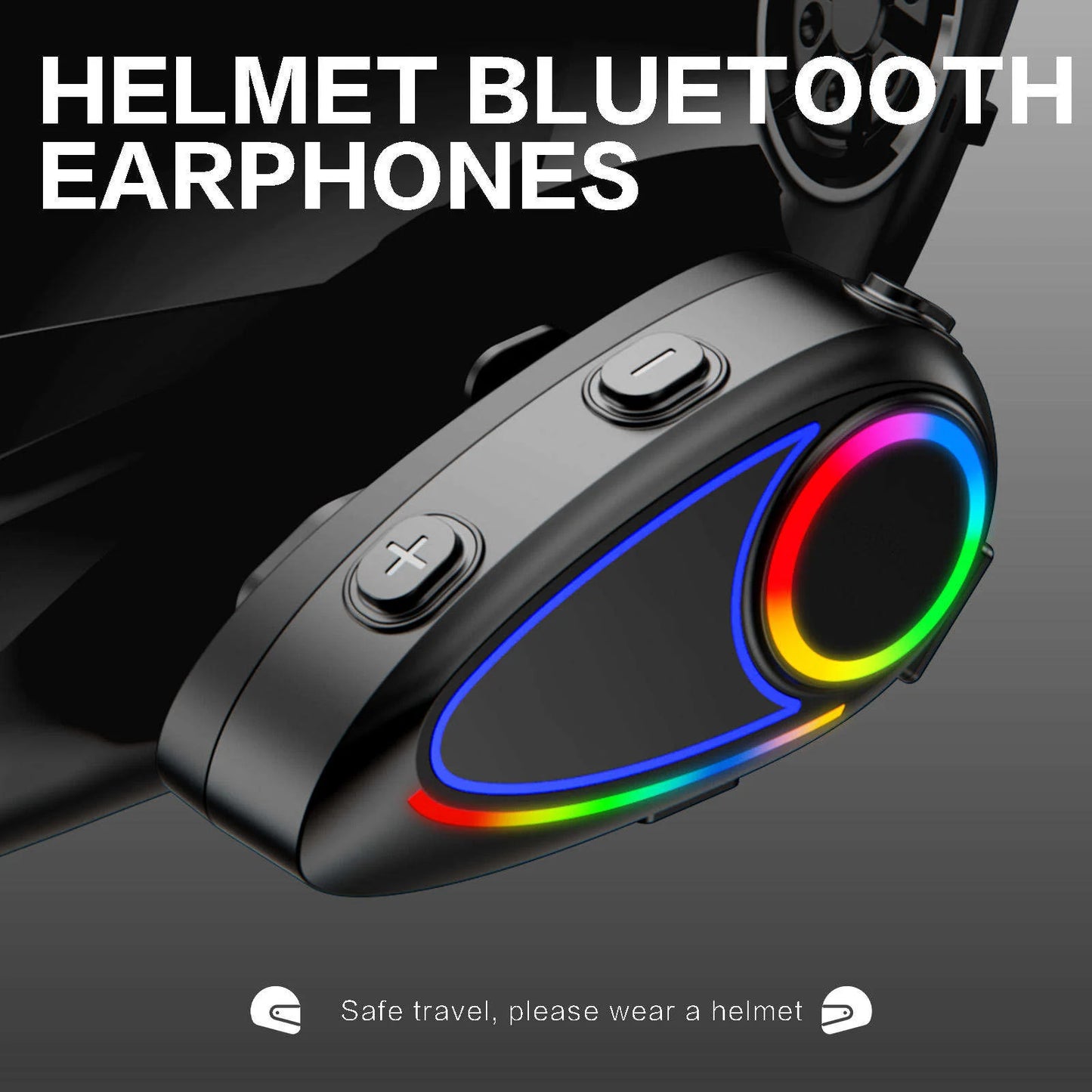 K17 Kufje Wireless për Helmet me Bluetooth 5.4, Mikrofon HD dhe Kontroll me Butona