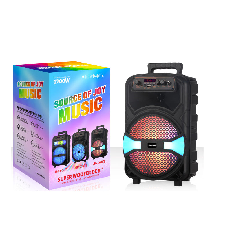 JBR-009 Trolley Bluetooth Speaker me Mikrofon me Kabllo – Zmadhues Zëri Bluetooth, pamja 4