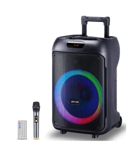 JBR-1205 Trolley Bluetooth Speaker me Mikrofon Pa Tela – Zmadhues Zëri Bluetooth