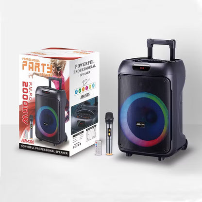 JBR-1205 Trolley Bluetooth Speaker me Mikrofon Pa Tela