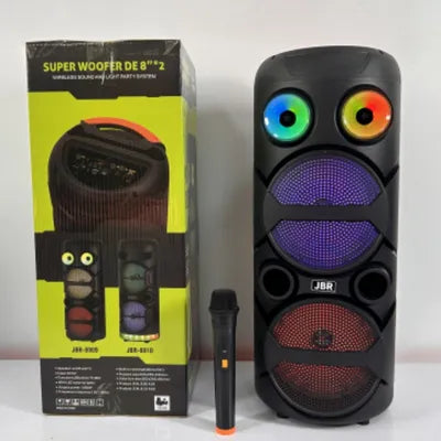 JBR-8809 Portable Bluetooth Speaker me Efekte LED – Zmadhues Zëri Bluetooth, pamja 3