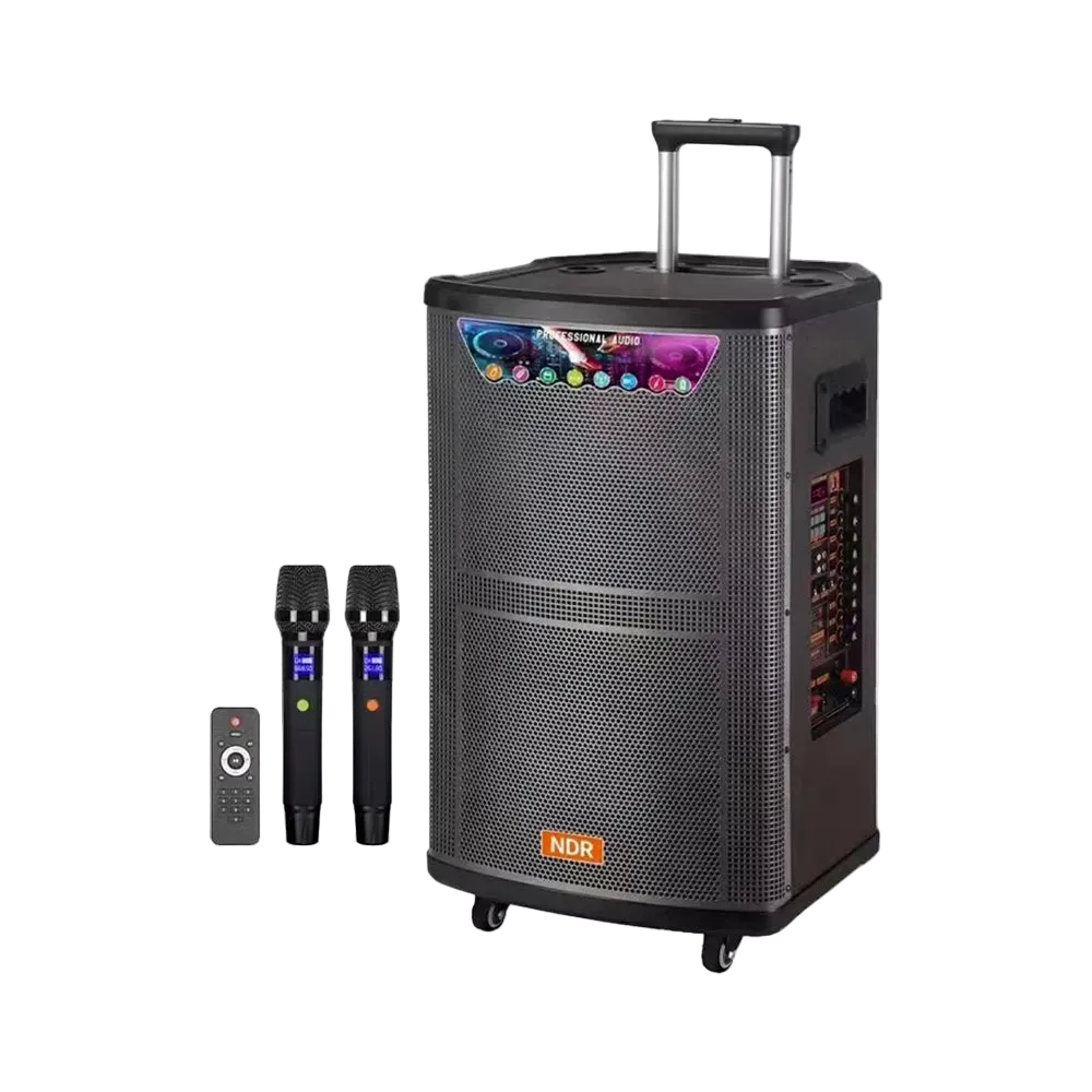 NDR-515 Portable Outdoor Karaoke Speaker – Zmadhues Zëri Bluetooth, pamja 2