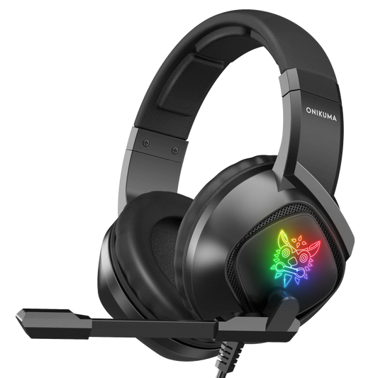 Kufje Gaming Onikuma K19 – RGB, Lidhje Kabllore, Mikrofon i Qartë