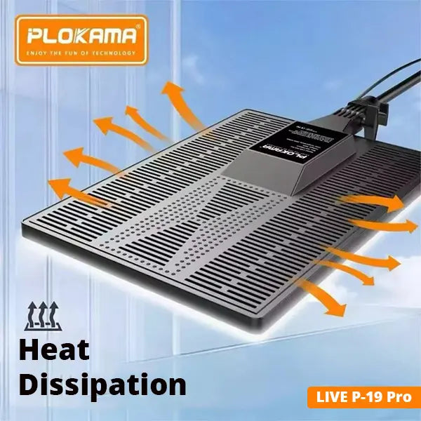 Panel Ndriçimi LED RGB Plokama Live P19 Pro 19 Inç për Foto, Video dhe Live Streaming