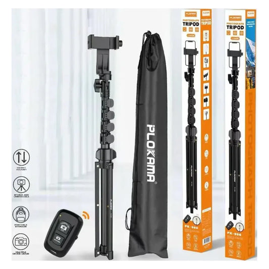 PK-996 Tripod Profesional 1.70m për Foto dhe Video