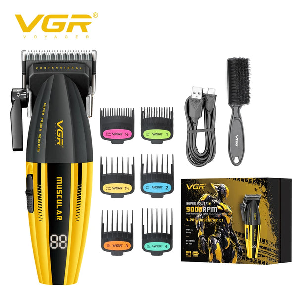 VGR V-285 Super Power 9000RPM Muscular Makine e madhe profesionale për prerje flokësh