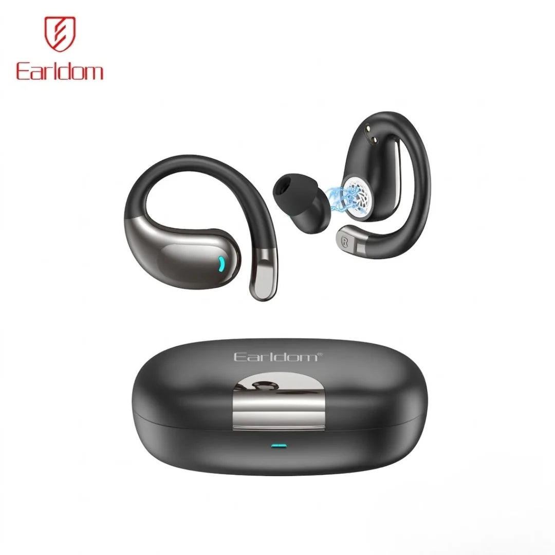 Earldom TWS46 Kufje OWS 2-në-1 me Bluetooth 6.0, ENC dhe Dizajn Magnetik