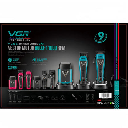 VGR V-035 S3 Professional Set me Makine të Madhe, Makine të Vogel dhe Valak