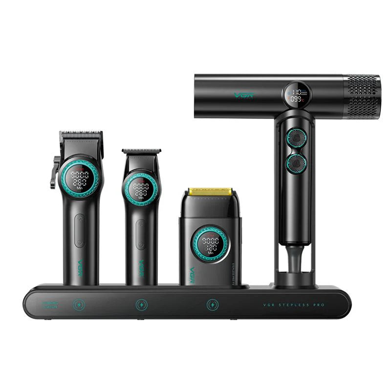 SET Vgr Stepless PRO 4-in-1 – Makinë Qethjeje