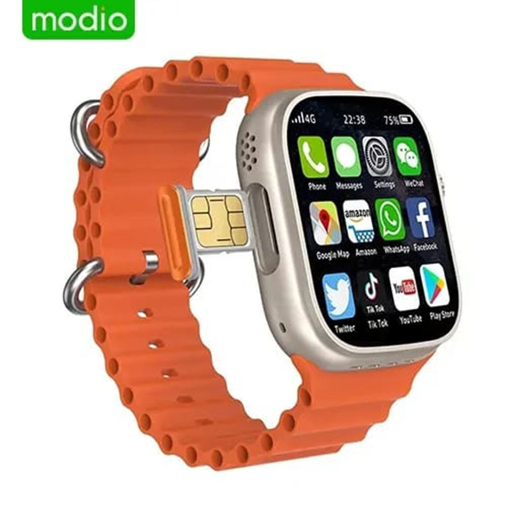 Modio ST11 Smartwatch with 3 Pairs Strap – 2.2 Inch Gold – Orë e Mençur