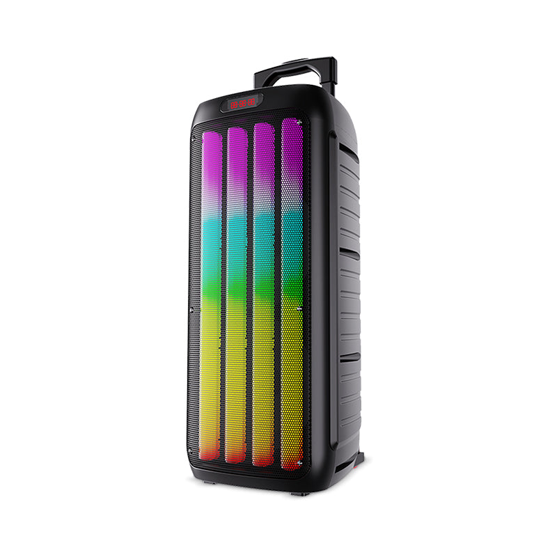 SING-E Dual 8 Inch High Power Subwoofer Speaker me RGB Lights – Zmadhues Zëri Bluetooth, pamja 2