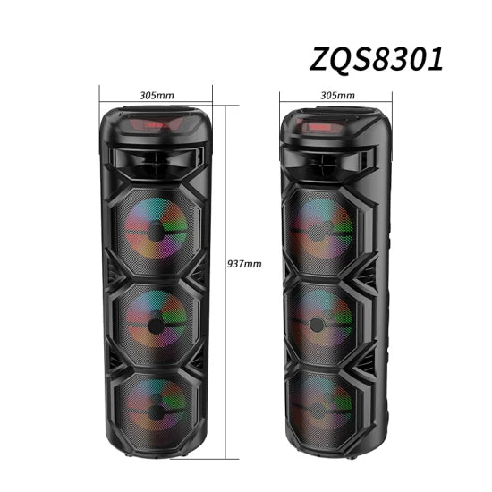 Altoparlant me mikrofon wireless zqs70.2 – Zmadhues Zëri Bluetooth, pamja 2