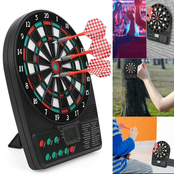 Electronic Dartboard NO.289 Tabelë Elektronike për Darts me LCD, 18 Lojëra, 159 Modalitete dhe 3 Shigjeta, pamja 2