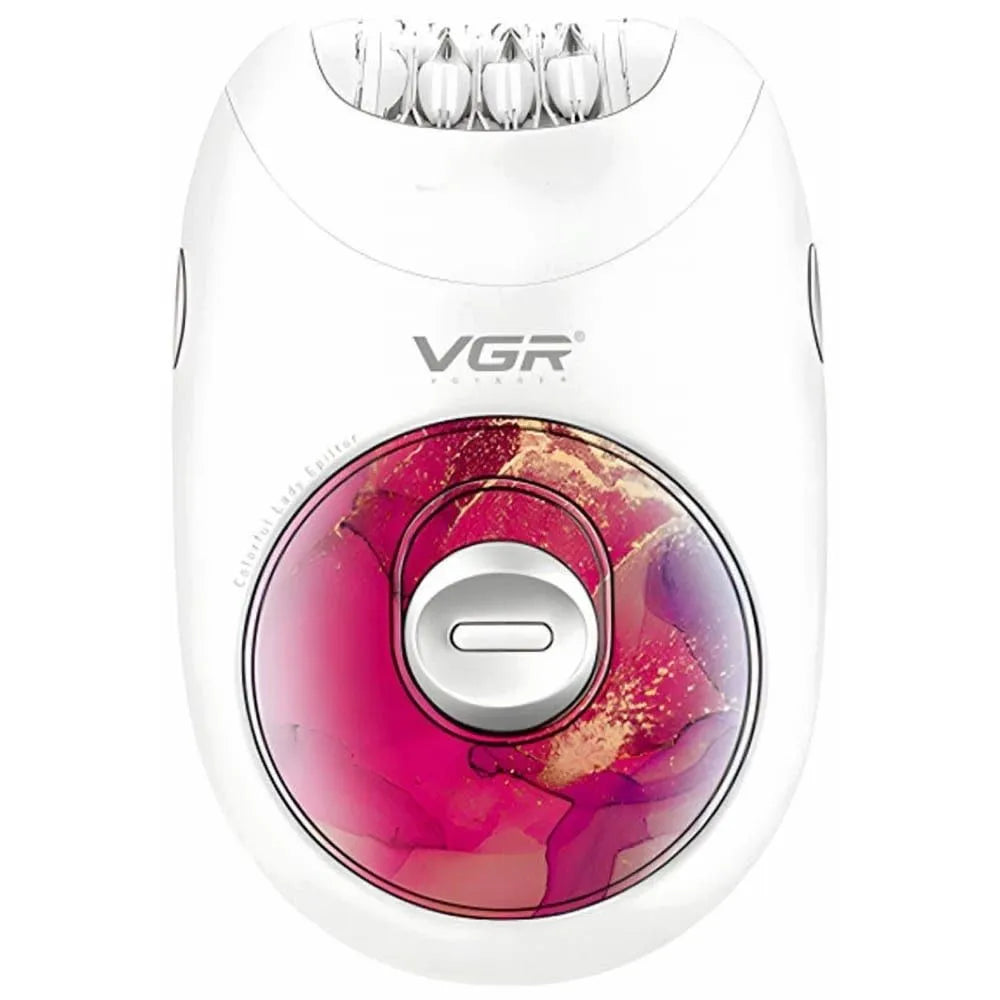VGR V-706 Epilator Profesional i Rikarikueshëm për Femra Bardhë/Rozë