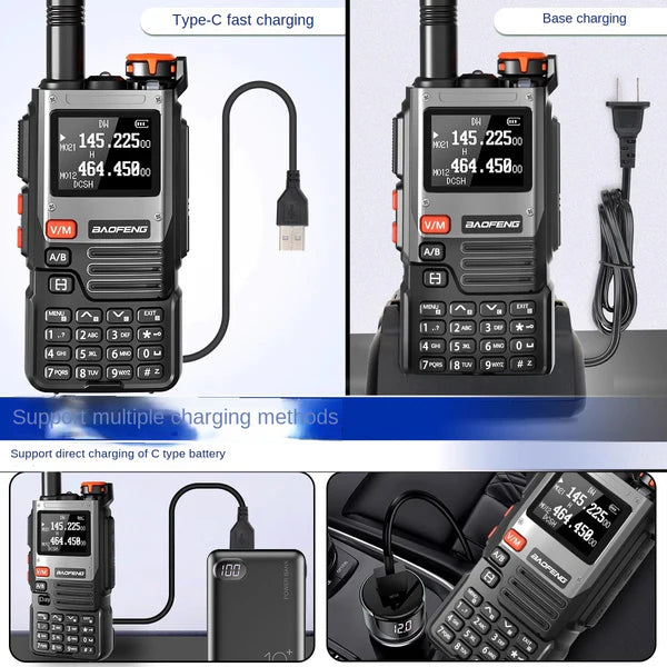 Baofeng BF-K61 / UV-K61 Radiolidhje Profesionale Multi-Band me Ekran, 999 Kanale dhe Bateri 2600mAh, pamja 2