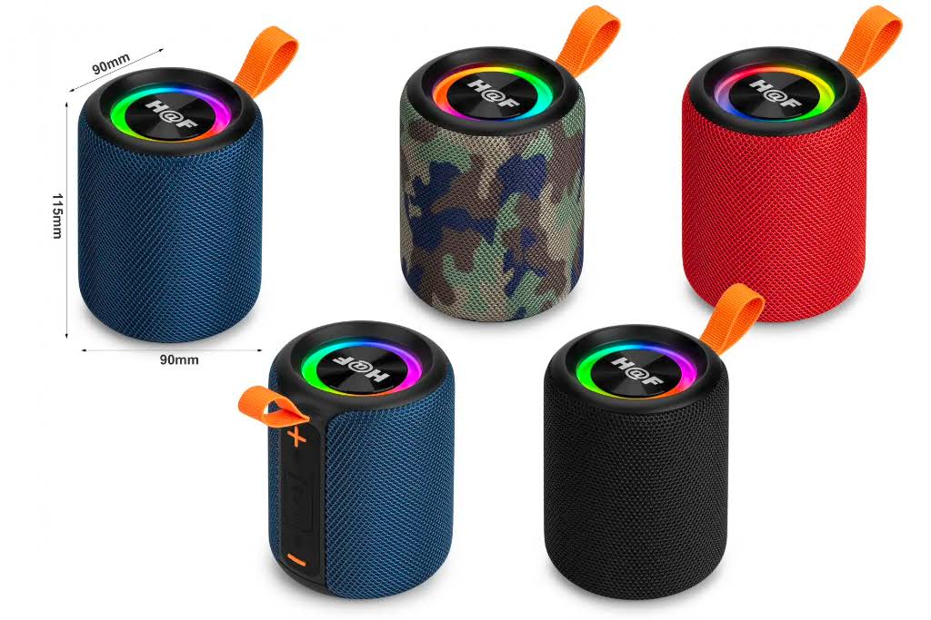H@F GU-195 Altoparlant Portativ Wireless Bluetooth me FM Radio, USB, TF Card dhe AUX – Zmadhues Zëri Bluetooth, pamja 2
