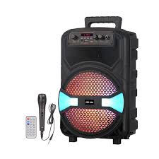 JBR-009 Trolley Bluetooth Speaker me Mikrofon me Kabllo – Zmadhues Zëri Bluetooth