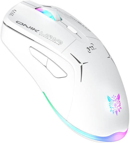 Maus Gaming Onikuma CW917 – Lidhje Wireless 2.4GHz + Kabllo, RGB dhe 4800 DPI