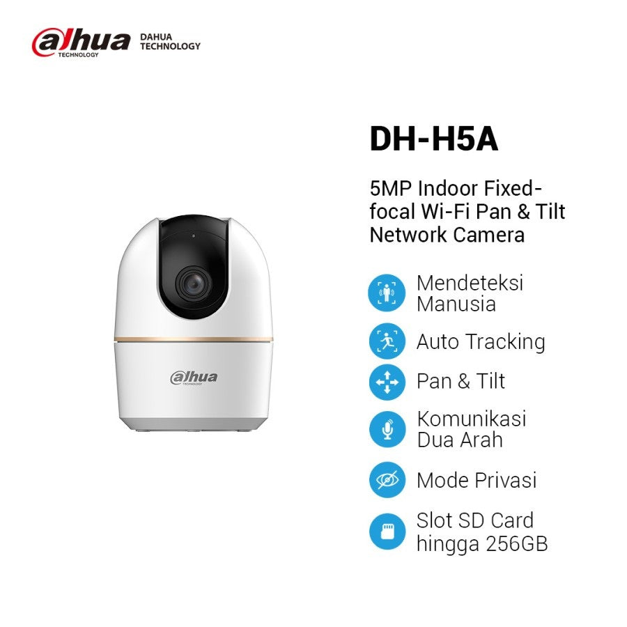 Dahua DH-H5A Kamerë Wi-Fi 5MP Pan & Tilt me Auto Tracking