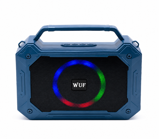WUF W39 Altoparlant Portativ Wireless 15W me Bluetooth 5.3, RGB, FM Radio, USB, TF dhe AUX