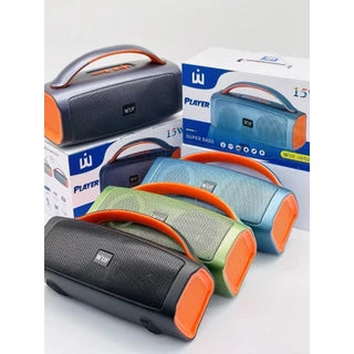 WUF W52 Altoparlant Portativ Wireless 15W Super Bass me Bluetooth, FM Radio, USB, TF dhe AUX