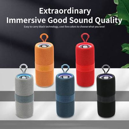 T&G TG671 Altoparlant Portativ Wireless 10W me Bluetooth 5.3, Dual Bass, RGB, IPX5, FM, USB, TF dhe AUX