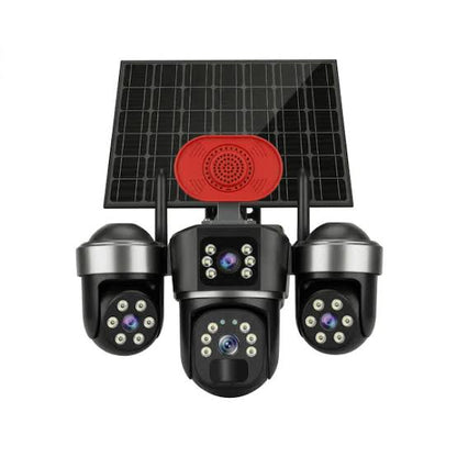 ReagleTech TLOC-103GS Kamerë Sigurie Solar me 3 Kamera PTZ, WiFi, Night Vision, Zbulim Lëvizjeje dhe Audio 2-Drejtimësh