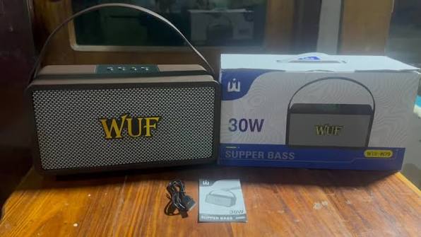 WUF W79 Altoparlant Portativ Wireless Bluetooth me Tingull Stereo dhe Bas të Fuqishëm – Zmadhues Zëri Bluetooth, pamja 2