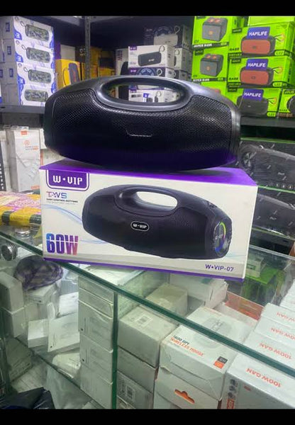 W-VIP-07 Altoparlant Wireless Bluetooth 60W me Tingull të Fuqishëm dhe Bas të Theksuar