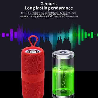 T&G TG671 Altoparlant Portativ Wireless 10W me Bluetooth 5.3, Dual Bass, RGB, IPX5, FM, USB, TF dhe AUX