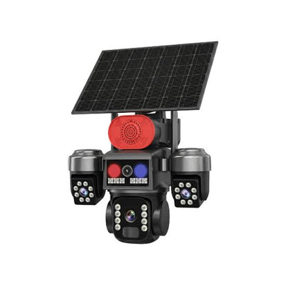 ReagleTech TLOC-103GS Kamerë Sigurie Solar me 3 Kamera PTZ, WiFi, Night Vision, Zbulim Lëvizjeje dhe Audio 2-Drejtimësh