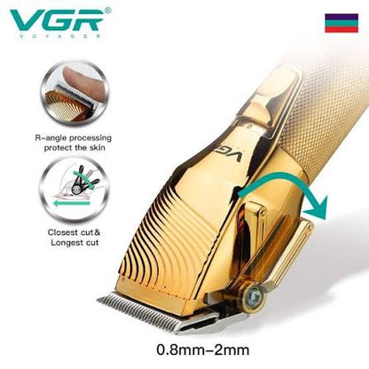 VGR V-280 Makinë e madhe për prerje flokësh me bateri 2500 mAh, motor 6500 RPM dhe 300 minuta punë