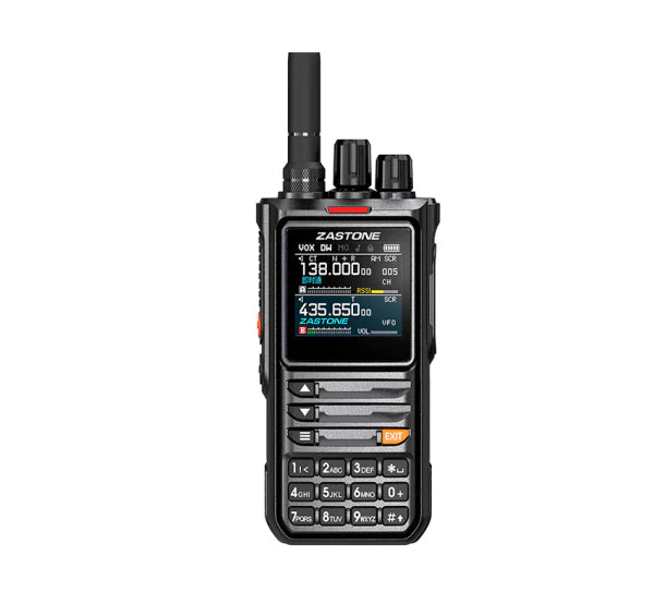ZASTONE M8 Radio Komunikimi Profesionale Dual Band VHF/UHF 10W me Ekran 1.77", 999 Kanale dhe Bateri të Rikarikueshme
