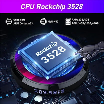 H96 Max RK3528 Android Box me Android 13, 8K UHD dhe WiFi 6
