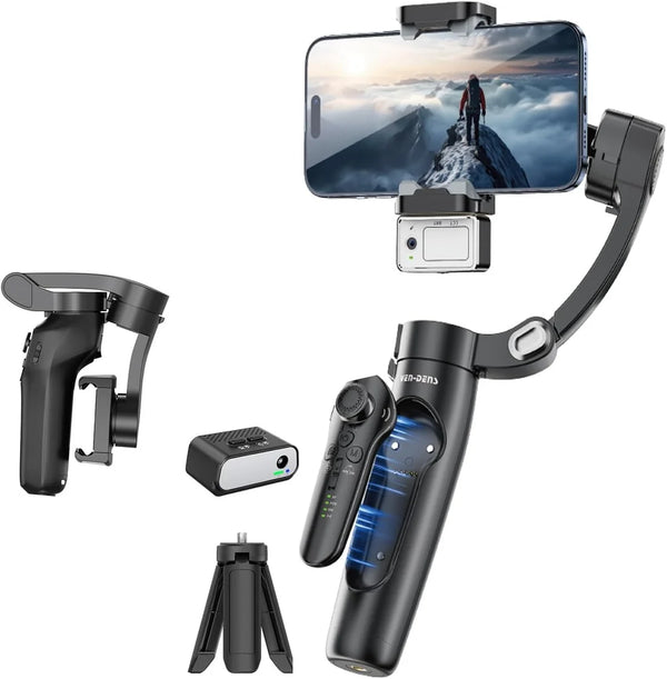 VEN-DENS VD-SS11 Stabilizues Gimbal 3-Boshtor për Telefon me AI Tracking dhe Kontroll me Gjeste