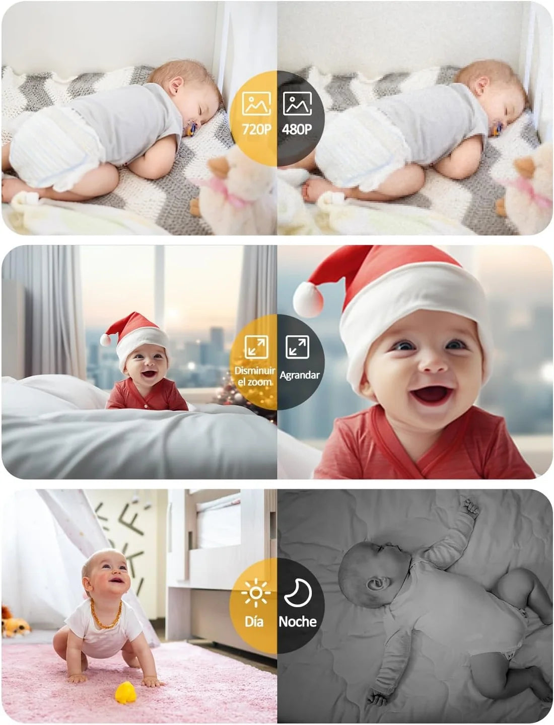 Baby Monitor OOBVHNUA, Monitor për Foshnja për Mbikëqyrje të Përditshme