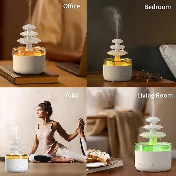 Cloud Rain Aromatizues dhe Qetësues për Ambient, Pajisje Aromaterapie me Efekt Relaksues – Pajisje për Shtëpi, pamja 2