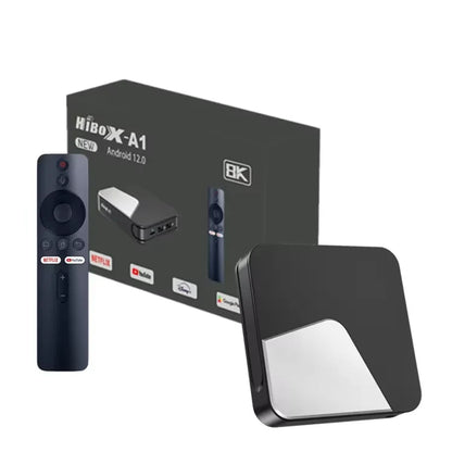 HiBox X-A1 Android TV Box 4GB/32GB, Amlogic S905X4, 8K UHD, Wi-Fi dhe Bluetooth
