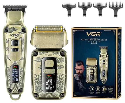 VGR V-641 Professional Grooming Kit Set