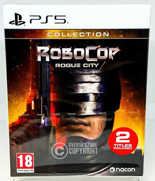 Nacon RoboCop: Rogue City Collection – CD për PlayStation 5, Dy Lojëra, Steelbook dhe 8 Bonuse